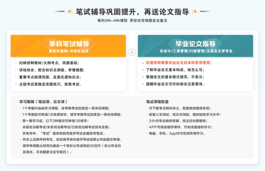 自考基础薄弱，缺乏学习自制力？无忧实验班助您扫除单科拦路虎！