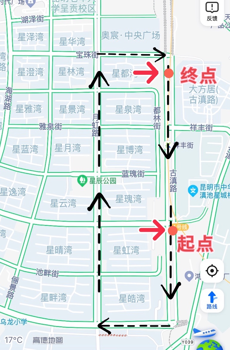 比赛路线图