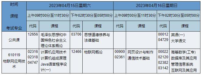 610119 物联网应用技术